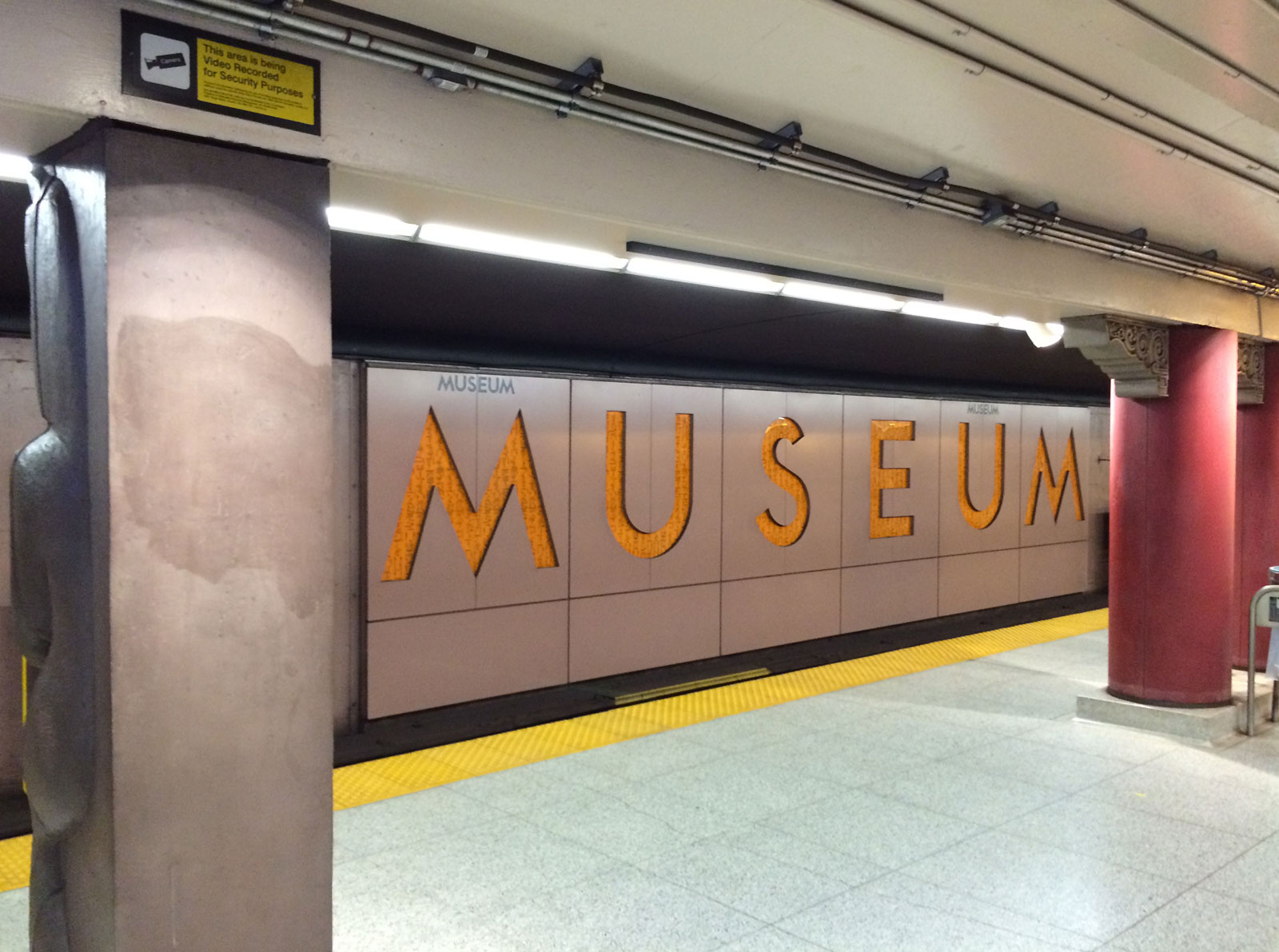 Museum Station on the Yonge-University subway line in Toronto.